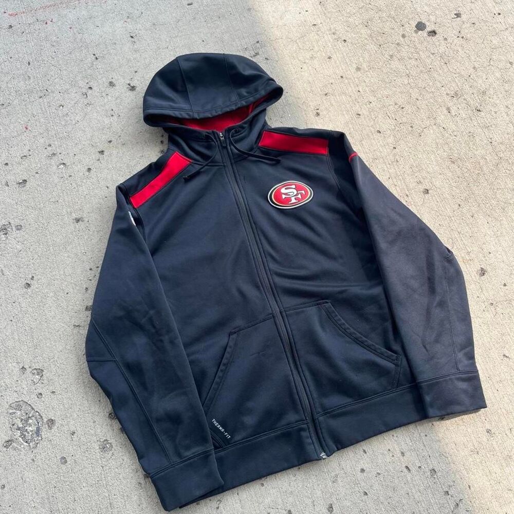 NFL San Francisco Football Zip Up Hoodie